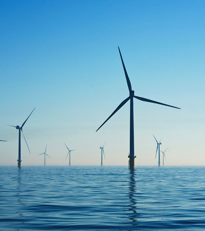 Eoliennes en mer pour impact écologique des produits de Fresh&amp;Clean66
